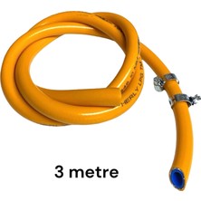 Campout Milangaz Aygaz Ipragaz Tüp Hortumu 10MM, 3 Metre, 2 Kelepçe, Değer Boyları Sayfamızda