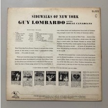 Guy Lombardo And His Royal Canadians – Sidewalks Of New York Lp Plak (Orjnal 1959 Dönem Amerika Baskı Plak)