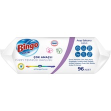 Bingo Clean Yüzey Temizlik Havlusu 96 Yaprak Lavanta Kokulu Plastik Kapaklı (5 Li Set) 480 Yaprak