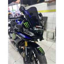 Aras Moto Yamaha Yzf R25 Winglet Ön Gaga ,far Altı Grenajı Ham Siyah Renk 2019-2024 Arasmoto