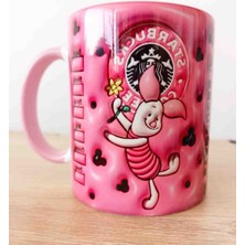 Mugs And Love Piglett 3D Baskı Büyük Boy Kupa