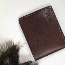 Troyder Deri Erkek Cüzdanı Kahverengi - Bordo Renk