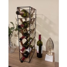 Gogka Wine Rack Drink Stand 5 Li Şaraplık Dekoratif Metal Şaraplık Standı