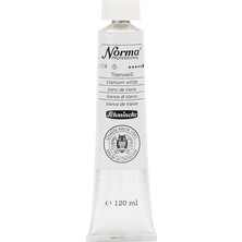 Schmincke Norma Professional : Yağlı Boya : 120 ml : Titanium White