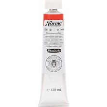 Schmincke Norma Professional : Yağlı Boya : 120 ml : Vermilion Red Light