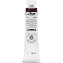 Schmincke Norma Professional : Yağlı Boya : 120 ml : Transparent Red Brown