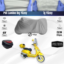 Ultra Shop Arora Safari 50 Motosiklet Branda Top Case Çanta Uyumlu Su Geçirmez Motor Branda