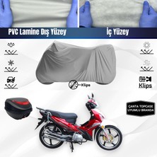 Ultra Shop Arora Ar 100-B Motosiklet Branda Top Case Çanta Uyumlu Su Geçirmez Motor Branda