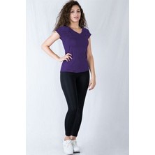 Outlet Bul Kadın Dri-Fit Slim Kısa Kol Dalgıç T-Shırt