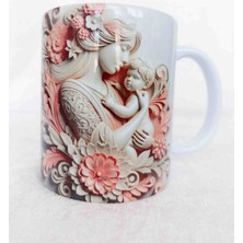 Mugs And Love Annem Annelere Özel 3D Baskı Büyük Boy Kupa