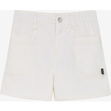 Jeep Ekru Kız Çocuk Relaxed Şort C4SG-SHT4015