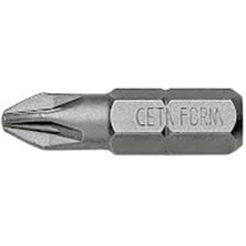 Ceta Form 1/4"pozidriv Bits UÇ-PZ0X25 mm CB/350