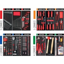Ceta Form 292 Parça Vw Mekanik Otomotiv Alet Seti A50VW-292
