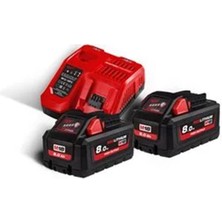 Milwaukee M18 HNRG-802 Akü+Şarj Cihazı Paket T4933471073