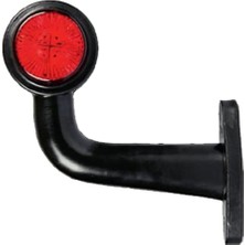Parçafix Orta Egri Lamba Ledli 16CM Kirmizi Beyaz 24V 504632107