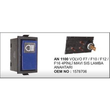 Parçafix Sis Lamba Anahtari Volvo F7-10-2012-2016 Mavi 4 Fisli 504630548