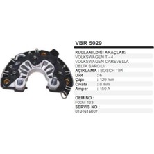Parçafix Diot Tablasi Vw LT28 99>LT35 T4 Carevella 504632051