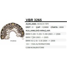 Parçafix Diot Tablasi Bmw 520I 525I 530I 730I X3 2.5ı 2003- 504633748