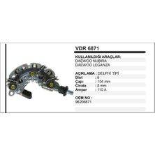 Parçafix Diot Tablasi Daewoo Nubira Leganza 504629489