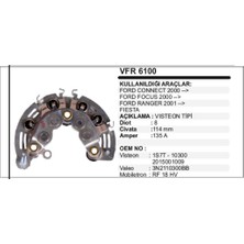 Parçafix Diot Tablasi Ford Fiesta Connect Focus 2,3l 2003-> 504630750