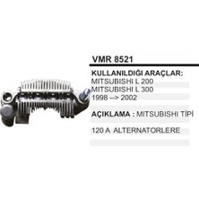 Parçafix Diot Tablasi Mitsubishi L200 L300 1998- Kapasitorlu 504629447