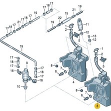 Parçafix Silecek Su Fiskiye Bidonu 3,5l Fabia 11-2015 Roomster 11-2015 504586304