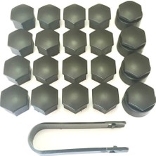 Parçafix Siyah Bijon Kapağı Takim 20 Ad A1 A3 A4 A5 A6 A7 A8 Q3 Q5 Q7 504593667