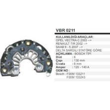 Parçafix Tablasi Vectra C 2003- Renault Tir 02 > Saab 07> 504628952