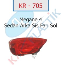 Parçafix KR-705 Megane 4 Arka Sis Far Lambasi Sol ( Sedan Model ) 504592942