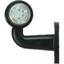 Parçafix Ultra Mini Egri Lamba Doner Ledli 18 LED 12-24V Kirmizi Beyaz 504632275