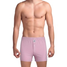 The Don Organik Jersey Penye-Örme Erkek Boxer Leylak