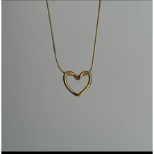 Demokan Kadın Çelik Kararmaz Love Bombing Kolye 45CM Kadın Kolye