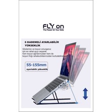 Flyon Katlanabilir  Alüminyum Dizüstü Leptop ve Tablet Tutucu Stand Yükseklik