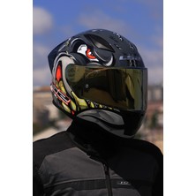 Ls2 Rapıd 2 Race Spox Gri-Kırmızı Kask