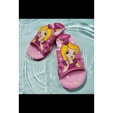 Gezer Çocuk Günlük Prenses Figürlü Plaj,havuz,deniz Terliği