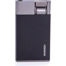 Parmida Tek Torch Pürmüz Siyah Gunmetal Metal Puro Çakmağı