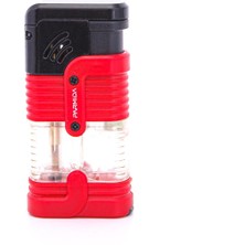 Parmida 3 Torch Pürmüz Kırmızı-Siyah Puro Çakmağı