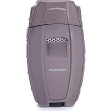 Parmida Çift Torch Pürmüz Gunmetal Metal Puro Çakmağı