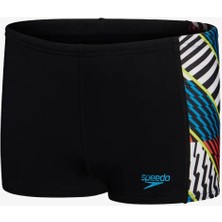 Speedo Dıgı Alov Panl Asht Jm Çocuk Siyah Mayo 8-00316016638