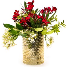 Missi Amber Diamond Cam Vazo/mumluk(14 Cm)