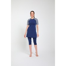 Chelly Kadın Likralı Yarı Kapalı Tesettür Mayo S 3160 - S  3165