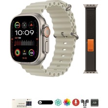 Tekno Trust 49 mm Hk9 Ultra 2 Max 2 GB Dahili Hafıza/chat Gpt/3d Animasyonlu Gen 4 Amoled Watch Ultra 2 Akıllı