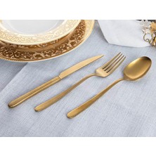 Roy King Vizyon 36 Parça Mat Gold Çatal Kaşık Takımı Rsk 006