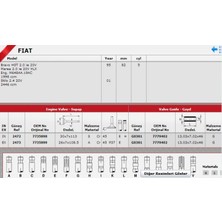 Güneş Sibop Gaydı G0360-0361 Brava Marea 2.0 20V 7757052 Gold