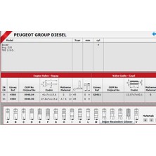 Güneş Sibop Gaydı G0411 In 4 Ex 4 Boxer 2.5 D Tet Motor 8V Gold
