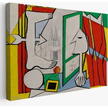 Harita Sepeti Pablo Picasso - Açık Pencere Tablo - La Fenetre OUVERTE-7091