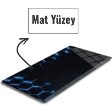 Decorita Cam Mouse Pad | Cam Masa Matı | Hex Textured | Large | 40CM x 80CM