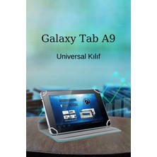 Fuchsia Galaxy A9 8.7 Inç Uyumlu Universal Pu Deri Standlı Tablet Kılıfı SM-X110