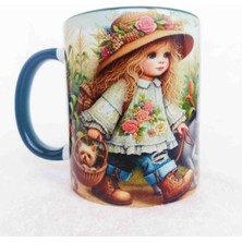 Mugs And Love Sevimli Sıppa Vintage Baskı Büyük Boy Kupa