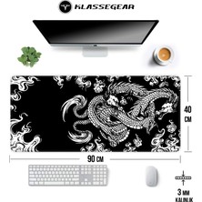 Klassegear Pro 90X40 cm Xxl Gaming Oyuncu Mouse Pad Mousepad Dragon Knot